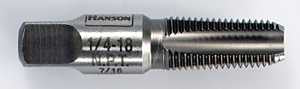 Irwin 8202 Pipe Taper Tap, 1/8-27 Dia, Plug Tap Point, 4-Flute, HCS