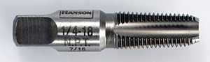 Irwin 8203 Pipe Taper Tap, 1/4-18 Dia, Plug Tap Point, 4-Flute, HCS