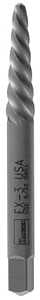 Irwin Hanson POWER-GRIP 534 Series 53402 Screw Extractor, EX-2 Extractor, Spiral Flute, Steel