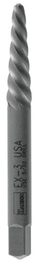 Irwin Hanson POWER-GRIP 534 Series 53403 Screw Extractor, EX-3 Extractor, 7/32 to 9/32 in, 6 to 8 mm, #12 Bolt/Screw
