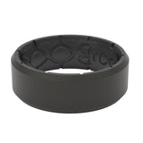 Groove Life Unisex Edge Round Black Ring Silicone Water Resistant Size 11