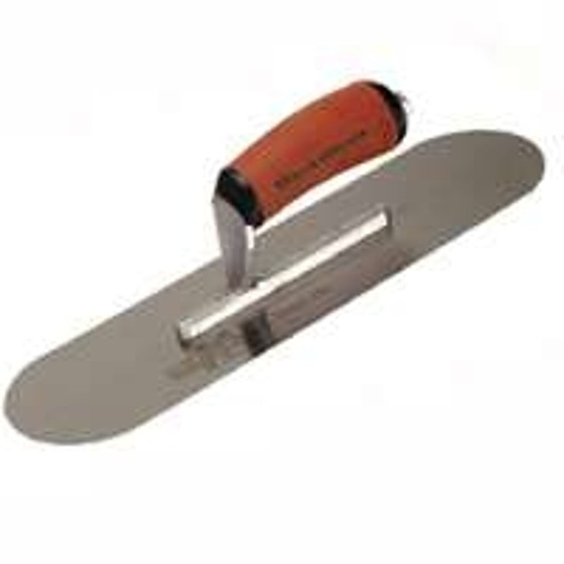 Marshalltown SP14SD Pool Trowel, Hardened Steel Blade, DuraSoft Curved Handle, 4 in OAW