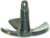 US Hardware M-231B River Anchor, Red, Cast Iron, PVC-Coated