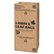 Ampac  30 gal. Lawn & Leaf Bags  Flap Tie  Paper  5 pk, Pack of 10