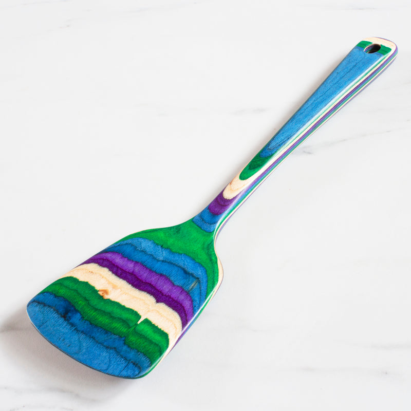 Totally Bamboo Baltique Multicolored Birch Wood Spatula