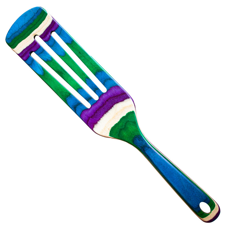 Totally Bamboo Baltique Multicolored Birch Wood Spurtle, Pack of 12