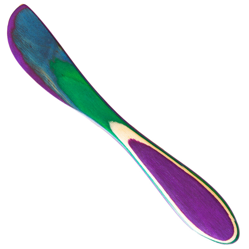 Totally Bamboo Baltique Multicolored Birch Wood Spreading Knife
