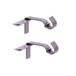 Kenney Fast Fit Pewter Silver Modern/Contemporary Curtain Rod Bracket 5/8 in. L