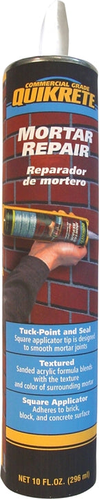 Quikrete 8620-09 Mortar Repair, Gray, 10 oz Caulking Tube