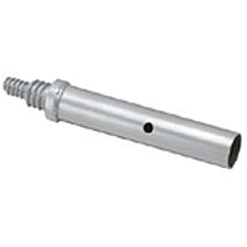 Marshalltown BF8 Pushbutton Adapter, Male Threaded, Aluminum