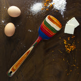 Totally Bamboo Baltique Multicolored Birch Wood Spatula