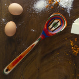 Totally Bamboo Baltique Multicolored Birch Wood Slotted Spoon