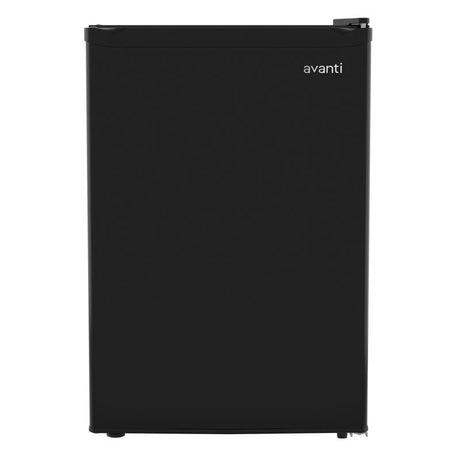 Avanti 2.5 cu ft Black Steel Compact Refrigerator 200 W