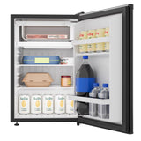Avanti 2.5 cu ft Black Steel Compact Refrigerator 200 W