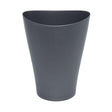 Rubbermaid Spa Works 2.25 gal Gray Plastic Vanity Wastebasket