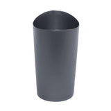Rubbermaid Spa Works 2.25 gal Gray Plastic Vanity Wastebasket