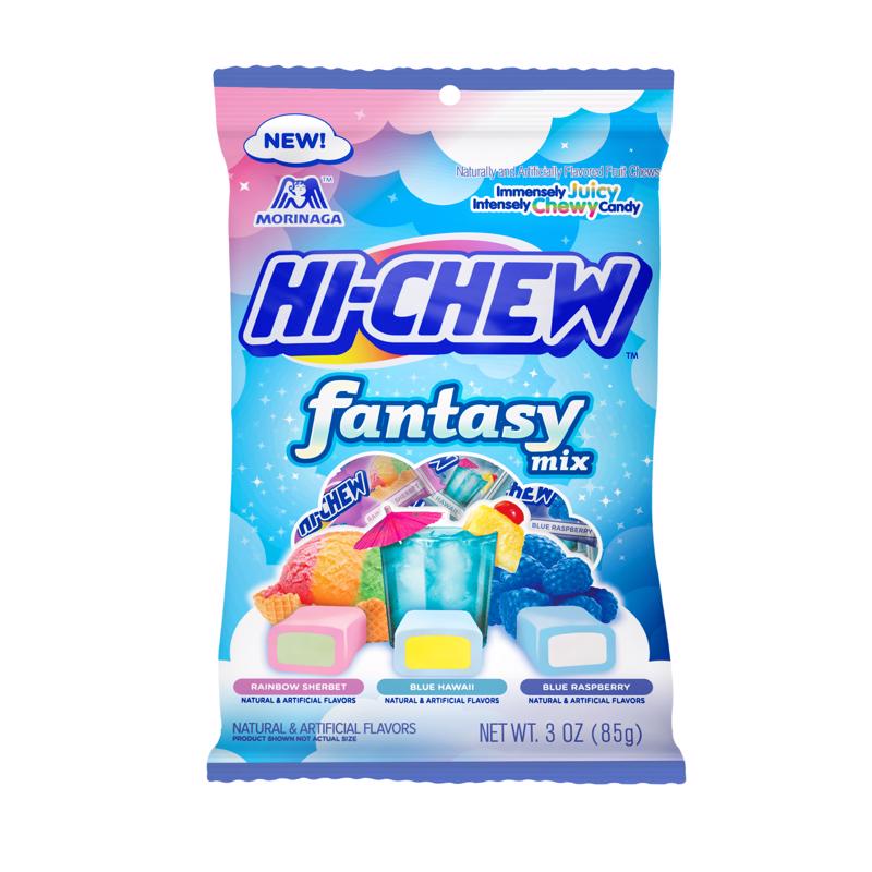 Hi-Chew Blue Hawaii/Blue Raspberry/Rainbow Sherbet Chewy Candy 3 oz ...