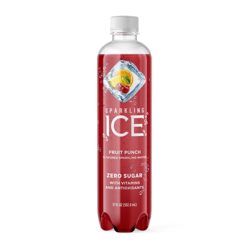 Sparkling Ice Fruit Punch Beverage 17 oz 1 pk, Pack of 12