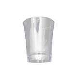 BarY3 2 oz Clear Plastic Disposable Shot Glass