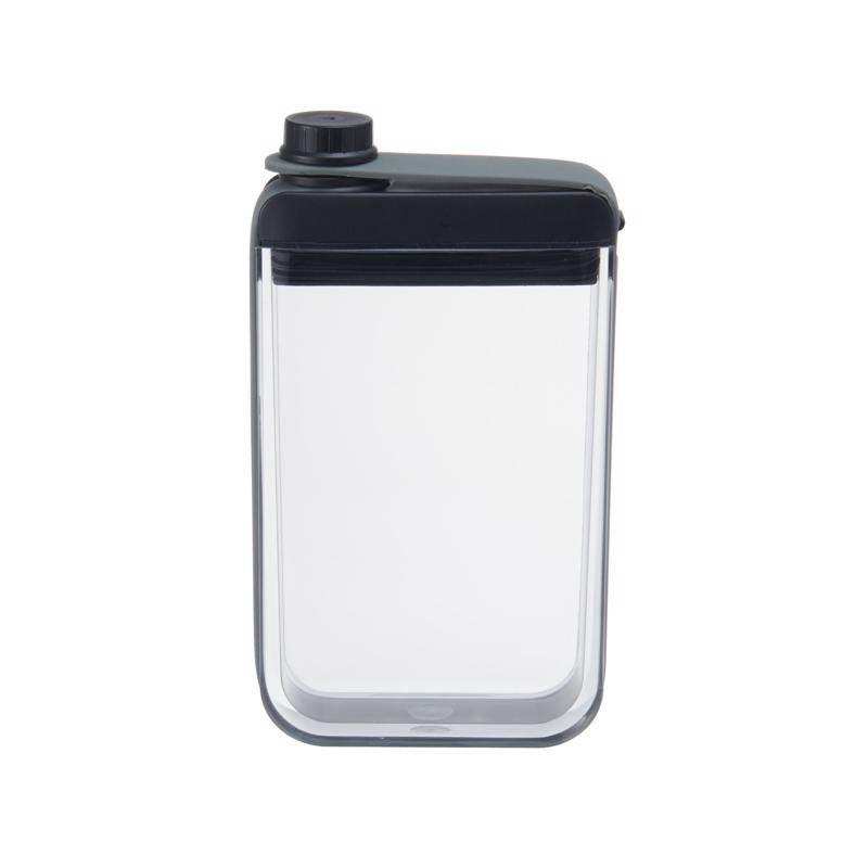 Houdini 7.25 oz Black/Clear Plastic/Silicone Flask