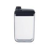 Houdini 7.25 oz Black/Clear Plastic/Silicone Flask