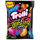 Trolli Sour Brusting Crawlers Assortment Gummi Candy 4.25 oz, Pack of 12