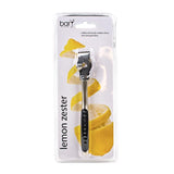 BarY3 Black/Silver Stainless Steel Lemon Zester