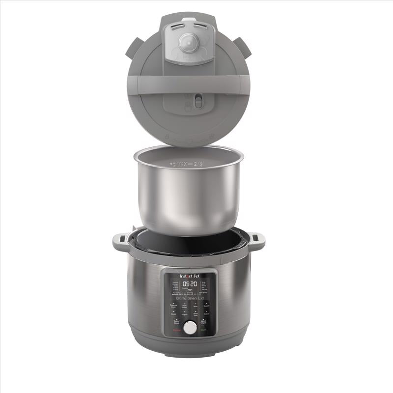 Instant Duo Plus Stainless Steel Digital Pressure Cooker 6 qt Black/Silver