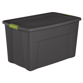 Sterilite 35 gal Gray Storage Tote 18.625 in. H X 32.5 in. W X 19.75 in. D Stackable, Pack of 4