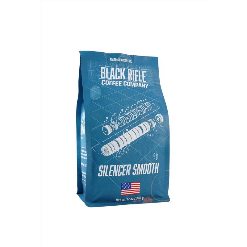 Black Rifle Coffee Company Silencer Smooth Light Roast Ground Coffee 1 pk, Pack of 6