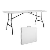 Cosco Casual 29.69 in. W X 72 in. L Rectangular Folding Buffet Table, Pack of 2