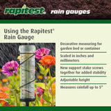 Luster Leaf Decorative Rain Gauge Stake 2 in. W X 5 in. L