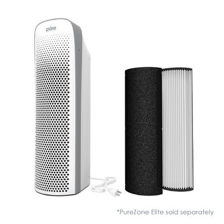 Pure Enrichment PureZone 17-3/4 in. H X 3-3/4 in. W Round HEPA Air Purifier Filter 1 pk