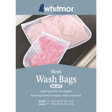 Whitmor White Mesh Fabric Collapsible Laundry Bag