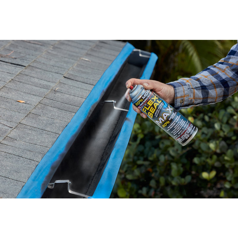 Flex Seal Family of Products Flex Seal MAX White Rubber Spray Sealant 17 oz, Pack of 4