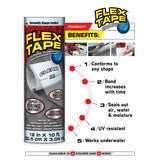 Flex Seal Family of Products Flex Tape MAX 8 in. W X 25 ft. L Black Waterproof Repair Tape