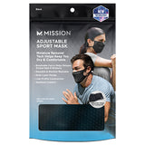 Mission Sport Mask Black 1 pc