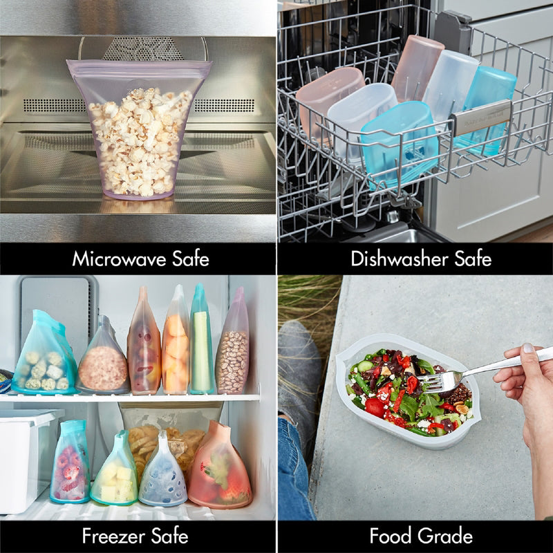 Zip Top 16 oz Frost Food Storage 1 pk