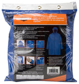 Diamondback 8156GRBXL Rain Parka, XL, PVC, Blue, Hooded Collar, Zipper with Snap Down Storm Flap Closure