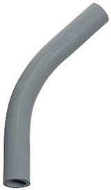 Carlon UA7AK-CAR Elbow, 2-1/2 in Trade Size, 45 deg Angle, SCH 40 Schedule Rating, PVC, Plain End, Gray