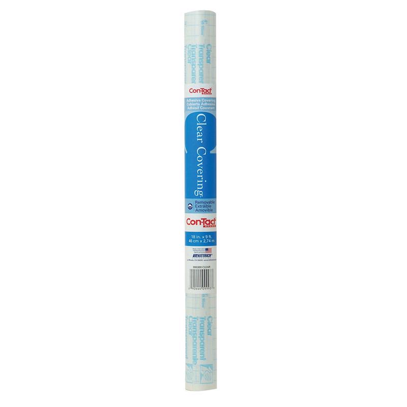 Con-Tact Clear Covering 9 ft. L X 18 in. W Clear Shelf Liner, Pack of 12