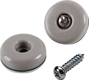 Shepherd Hardware 9454 Furniture Glide, PTFE, Beige