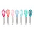 Core Kitchen Assorted Silicone/Stainless Steel Mini Whisk, Pack of 18