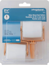 Shepherd Hardware 9535 Bed Roller, 2-1/8 in Dia Wheel, 125 lb Load