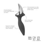 Tovolo Charcoal Zinc Alloy Tilt Up Ice Cream Scoop, Pack of 6