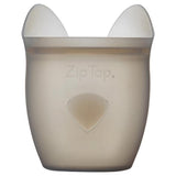 Zip Top 4 oz Gray Storage Cup 1 pk, Pack of 6