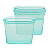 Zip Top Teal Storage Cup Set 1 pk