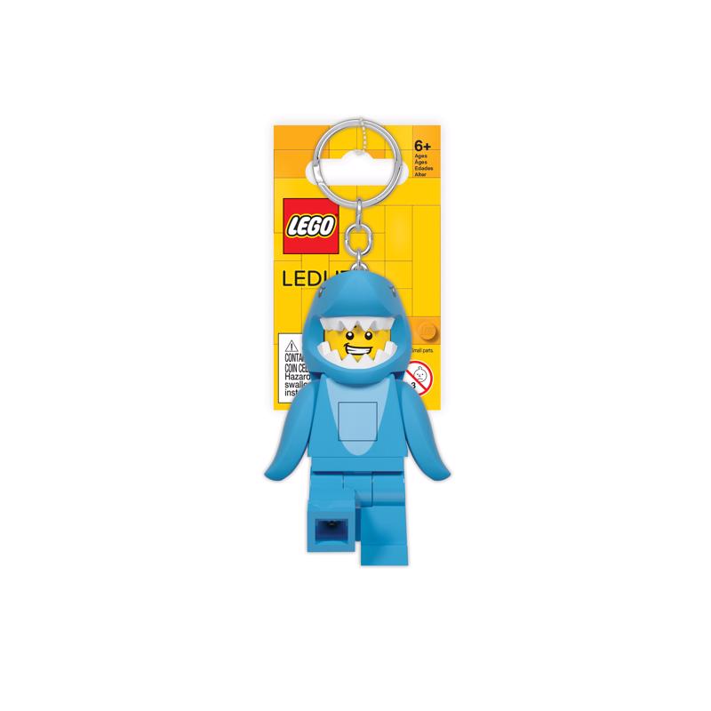 LEGO Classic Plastic Blue Shark Keychain Light