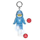 LEGO Classic Plastic Blue Shark Keychain Light