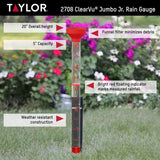 Taylor Jumbo Rain Gauge Bracket 3.74 in. W X 25 in. L, Pack of 12